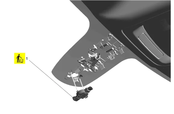 Windshield Outside Moisture_Ambient Light and Humidity Sensor Replacement — figure 5