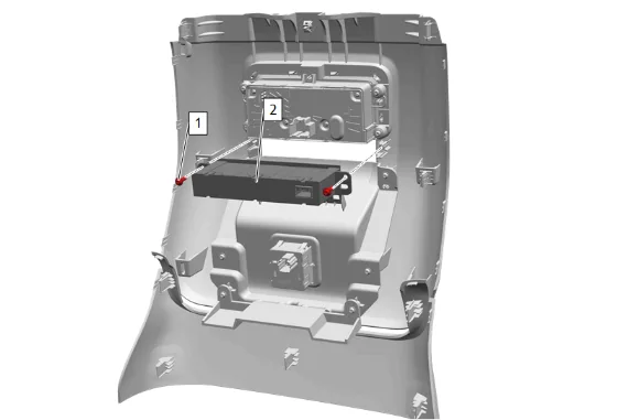Dual Charge Only Receptacle Replacement - Rear (DCH) — figure 3