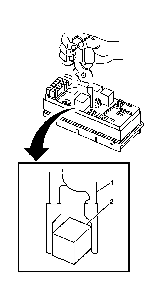 Electrical Relay Replacement (Within an Electrical Center) — figure 1