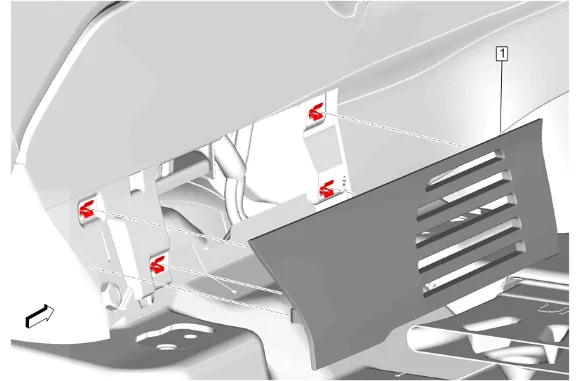 Wireless Charging System Module Replacement (DCH) — figure 11