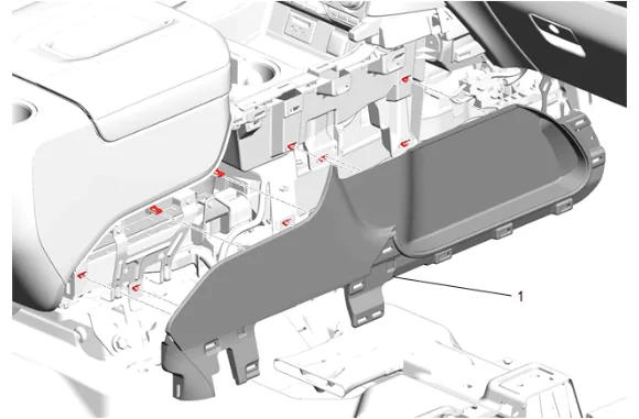 Wireless Charging System Module Replacement (DCH) — figure 12