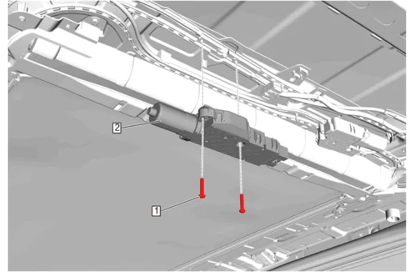 Sunroof Control Module Replacement (Long Wheel Base) — figure 8