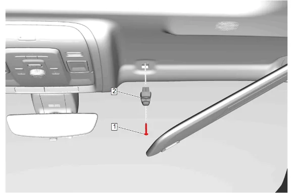 Sunroof Housing Front Drain Hose Replacement - Right Side — figure 1