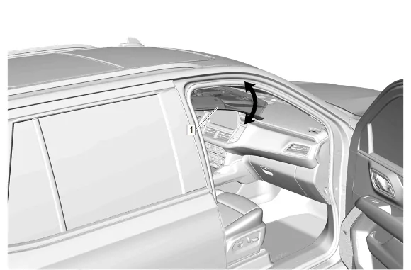Sunroof Housing Front Drain Hose Replacement - Right Side — figure 9