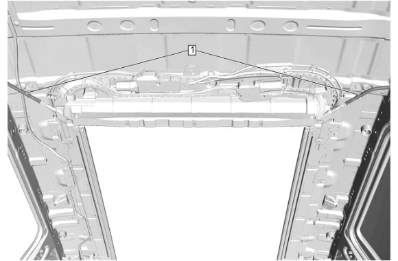 Sunroof Housing Replacement (Long Wheel Base) — figure 23