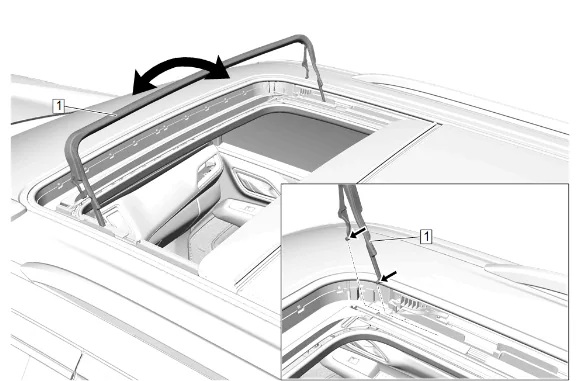Sunroof Housing Replacement (Long Wheel Base) — figure 29