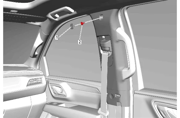 Sunroof Sunshade Motor Replacement (Short Wheel Base) — figure 2