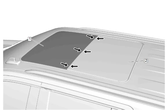 Sunroof Window Height and Opening Fit Adjustment — figure 2