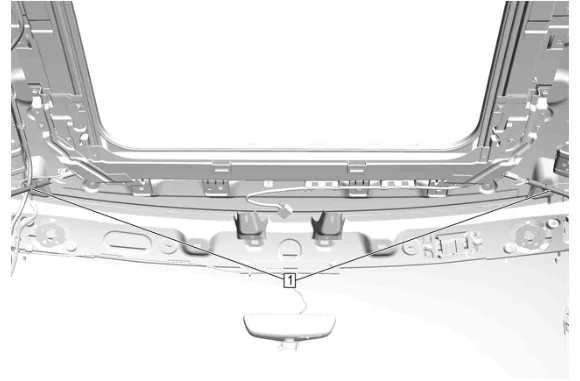 Sunroof Window Seal Replacement (Long Wheel Base) — figure 22