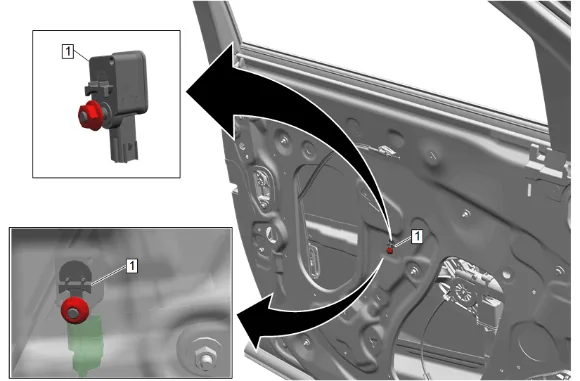 Airbag Side Impact Sensor Replacement — figure 3