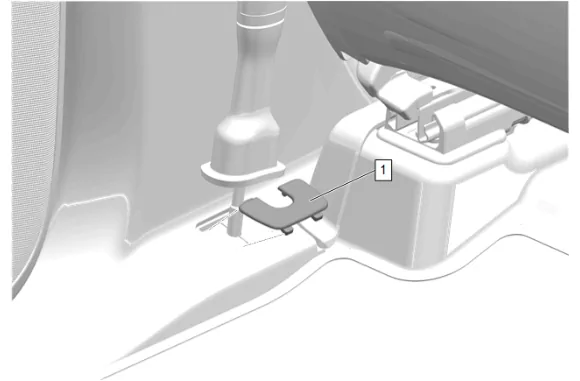 Front Seat Belt Anchor Plate Tensioner Replacement — figure 6