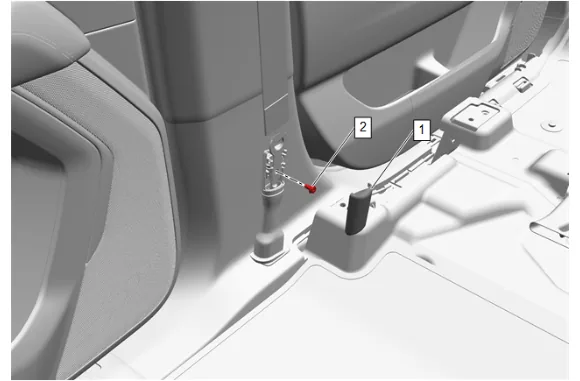 Front Seat Belt Retractor Replacement — figure 5