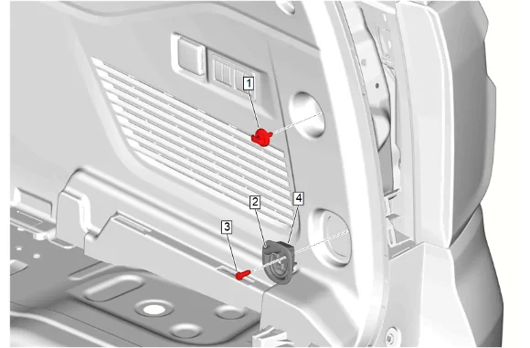 Parking Assist Control Module Replacement (with 9C1) — figure 13