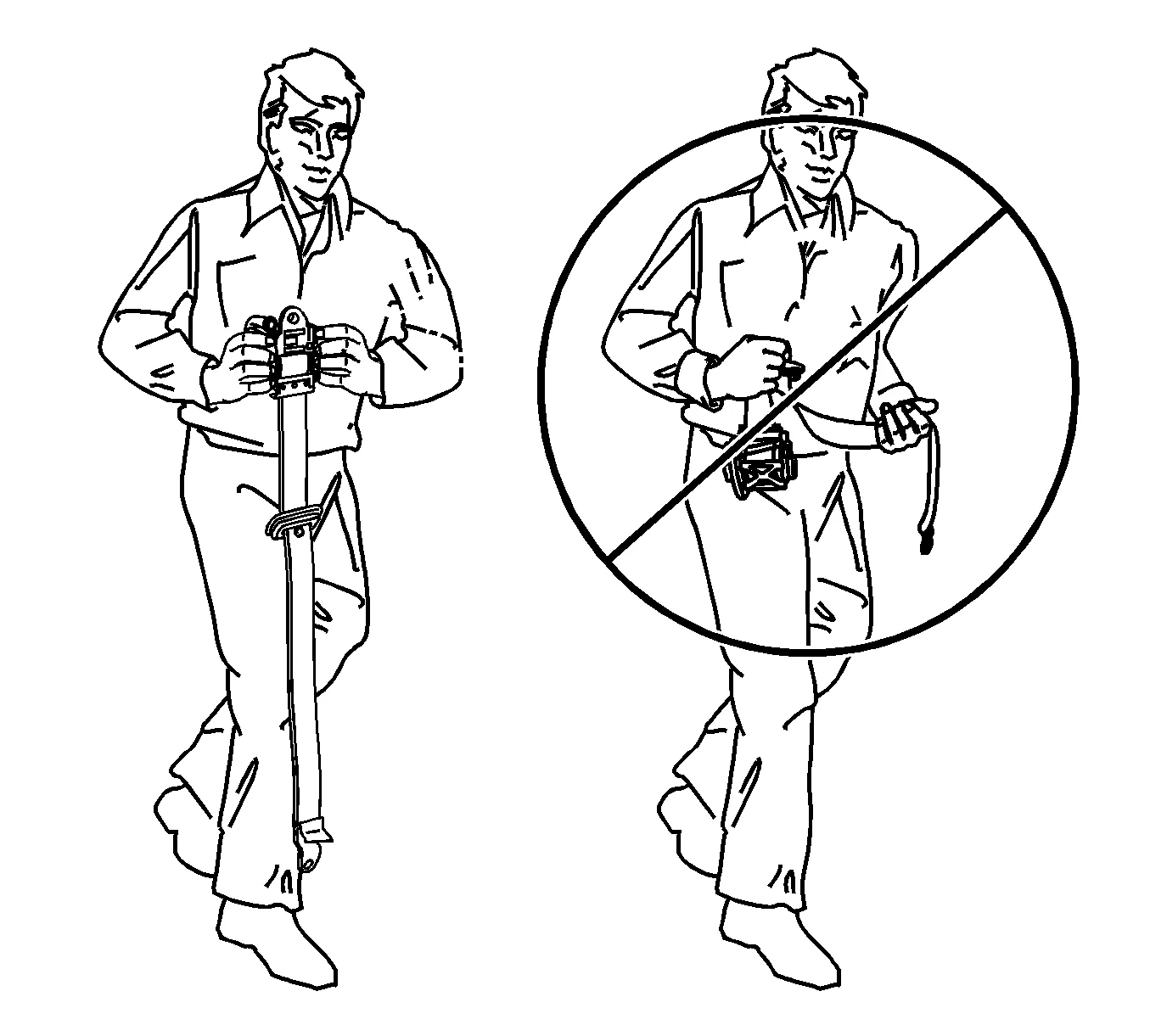Pretensioner Handling and Scrapping — figure 1
