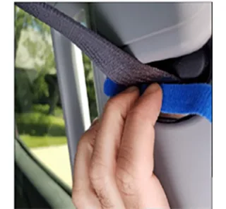 Seat Belt Retractor Guide Cleaning — figure 2