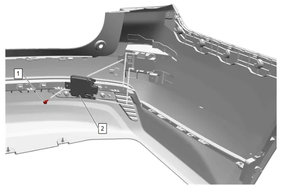 Side Obstacle Detection Control Module Replacement — figure 1