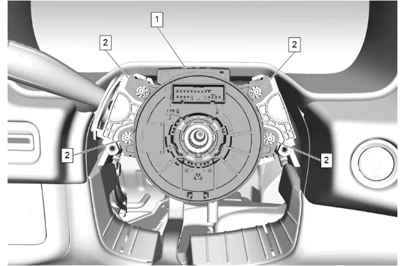 Steering Wheel Airbag Coil Centering — figure 2