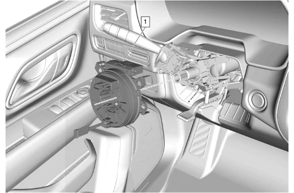 Steering Wheel Airbag Coil Replacement — figure 10