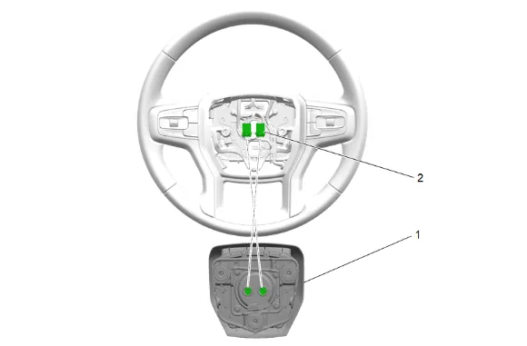 Steering Wheel Airbag Replacement — figure 3