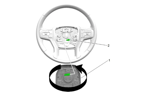 Steering Wheel Airbag Replacement — figure 4