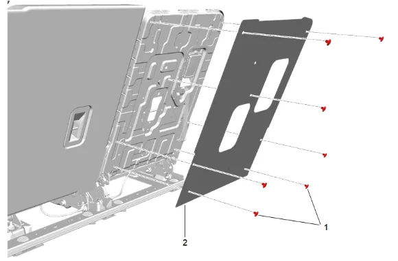 3rd Row Seat Back Panel Replacement (40 Percent) — figure 2