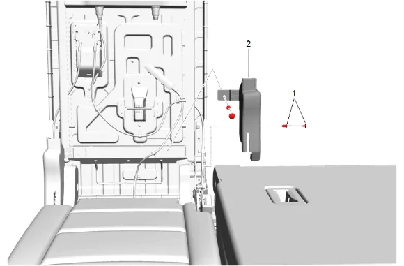 3rd Row Seat Cushion Frame Replacement (40 Percent) — figure 3