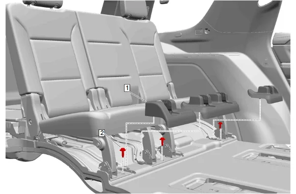 3rd Row Seat Removal and Installation — figure 2