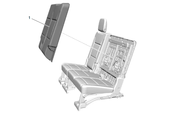 3rd Row Seat Riser Replacement (Power) — figure 1
