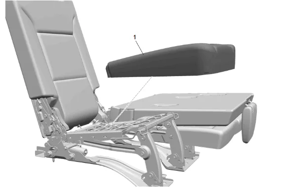 3rd Row Seat Riser Replacement (Power) — figure 4