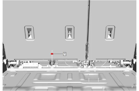 3rd Row Seat Riser Replacement (Power) — figure 5