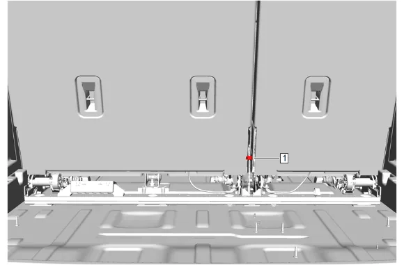 3rd Row Seat Riser Replacement (Power) — figure 7