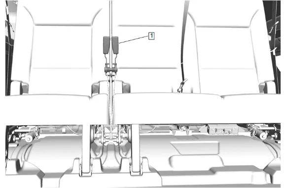 3rd Row Seat Riser Replacement (Power) — figure 8