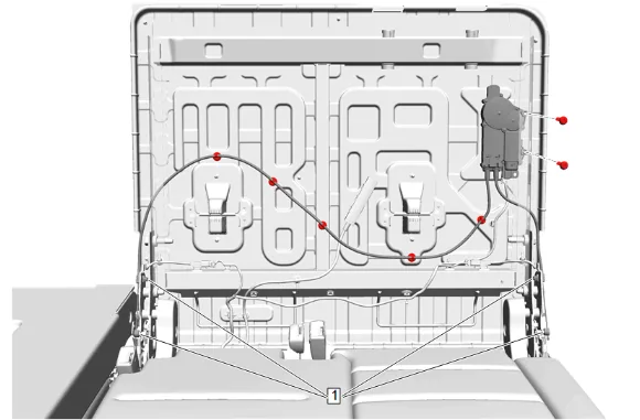 3rd Row Seat Riser Replacement (Power) — figure 15