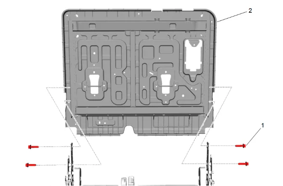 3rd Row Seat Riser Replacement (Power) — figure 19