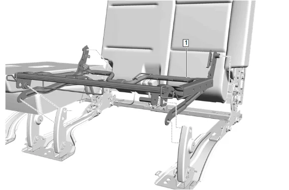 3rd Row Seat Riser Replacement (Power) — figure 22