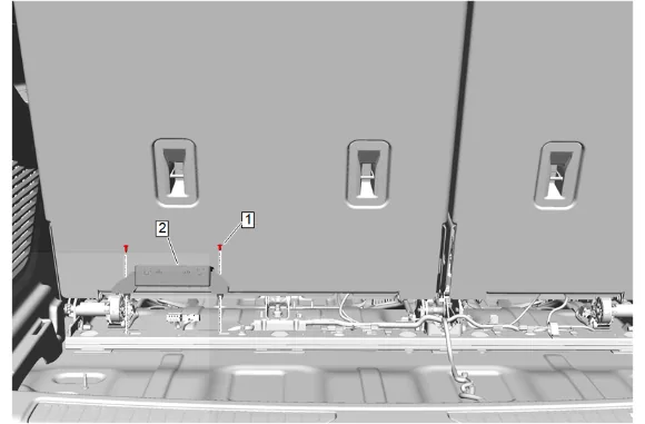 3rd Row Seat Riser Replacement (Power) — figure 25