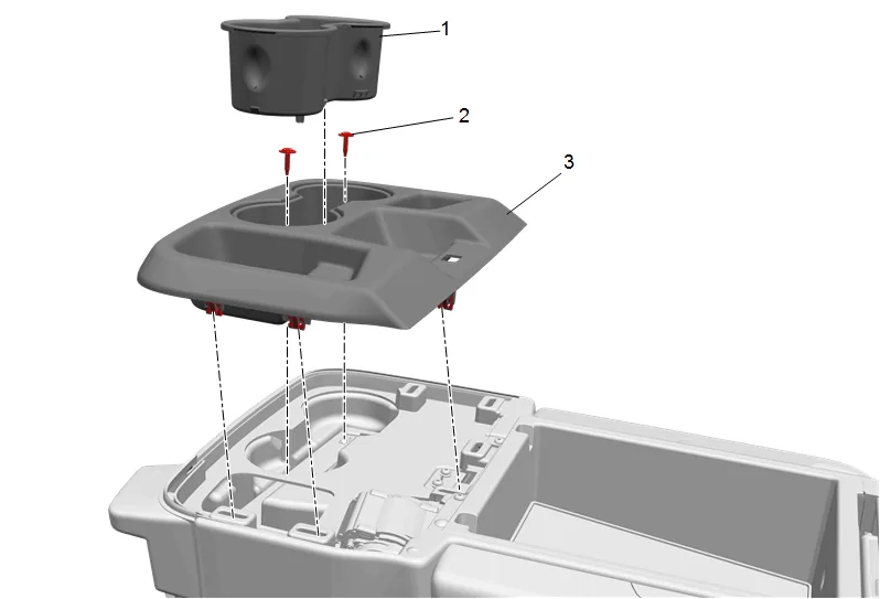 Front Seat Back Cover and Pad Replacement - Center — figure 7