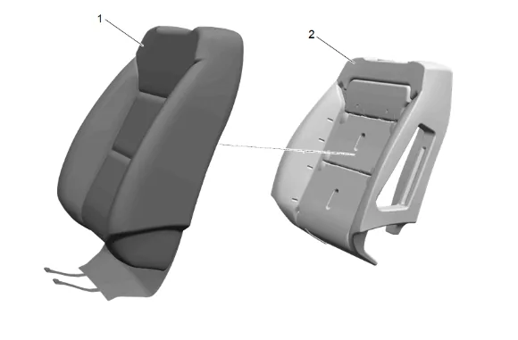 Front Seat Back Heater Replacement — figure 2