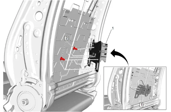 Front Seat Back Lumbar Replacement — figure 3
