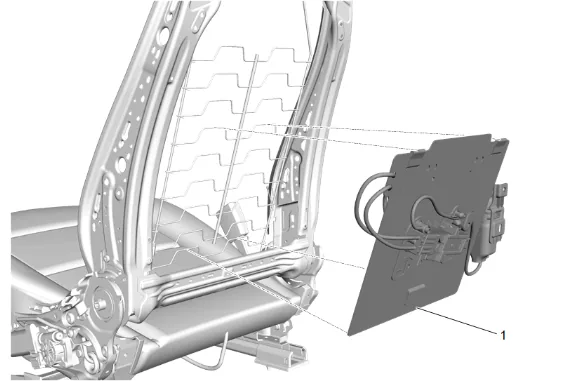 Front Seat Back Lumbar Replacement — figure 4
