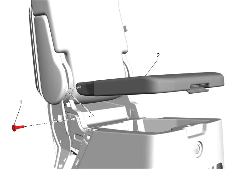 Front Seat Cushion Center Cover Replacement — figure 6