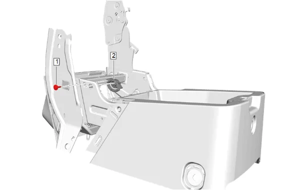 Front Seat Cushion Center Frame Replacement — figure 12