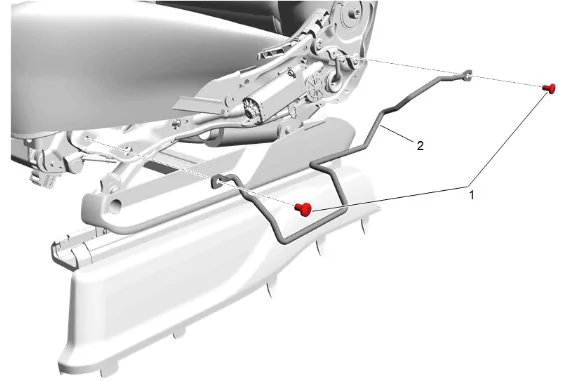 Front Seat Cushion Frame Replacement — figure 3
