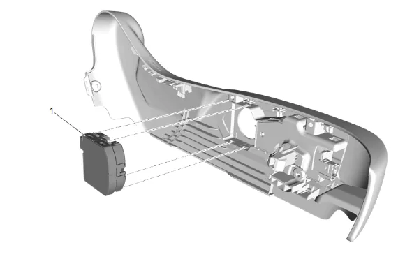 Front Seat Lumbar Switch Replacement — figure 2