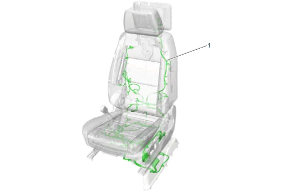 Front Seat Wiring Harness Replacement — figure 3