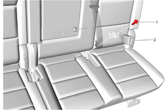 Rear Seat Back Cover and Pad Removal and Installation (60 Percent) — figure 3