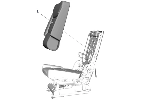 Rear Seat Frame Replacement (40 Percent, Bucket) — figure 3