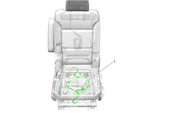 Rear Seat Frame Replacement (40 Percent, Bucket) — figure 24
