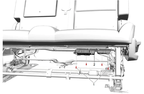 Rear Seat Frame Replacement (60 Percent) — figure 20