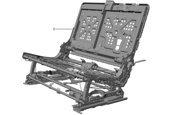 Rear Seat Frame Replacement (60 Percent) — figure 27